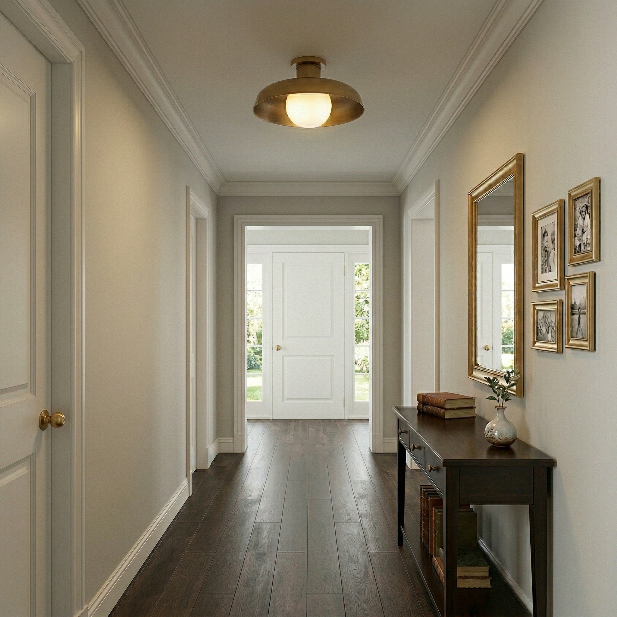 Cadence Semi Flush Ceiling Lamp T1846