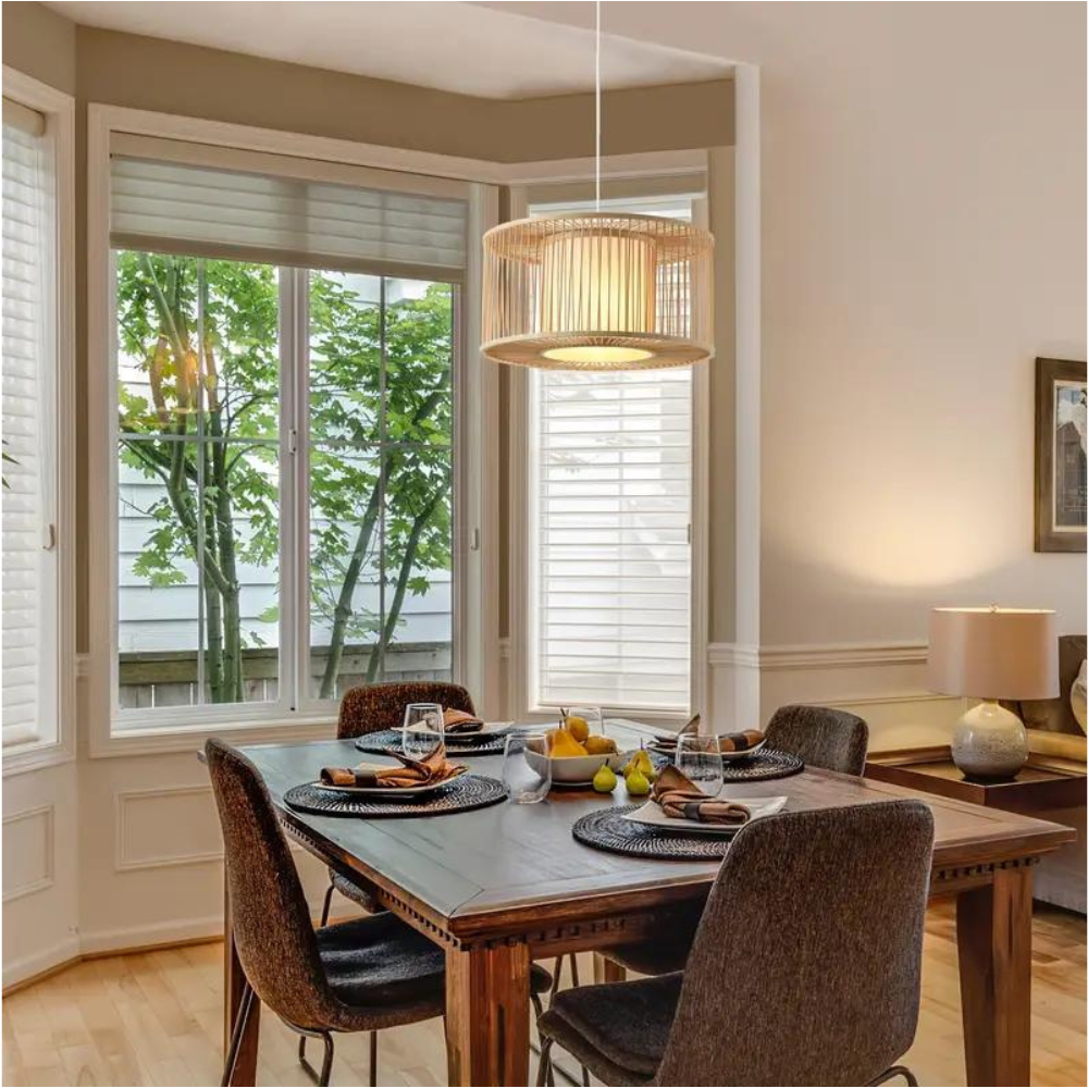Night Butterfly Bamboo Pendant Light T2124