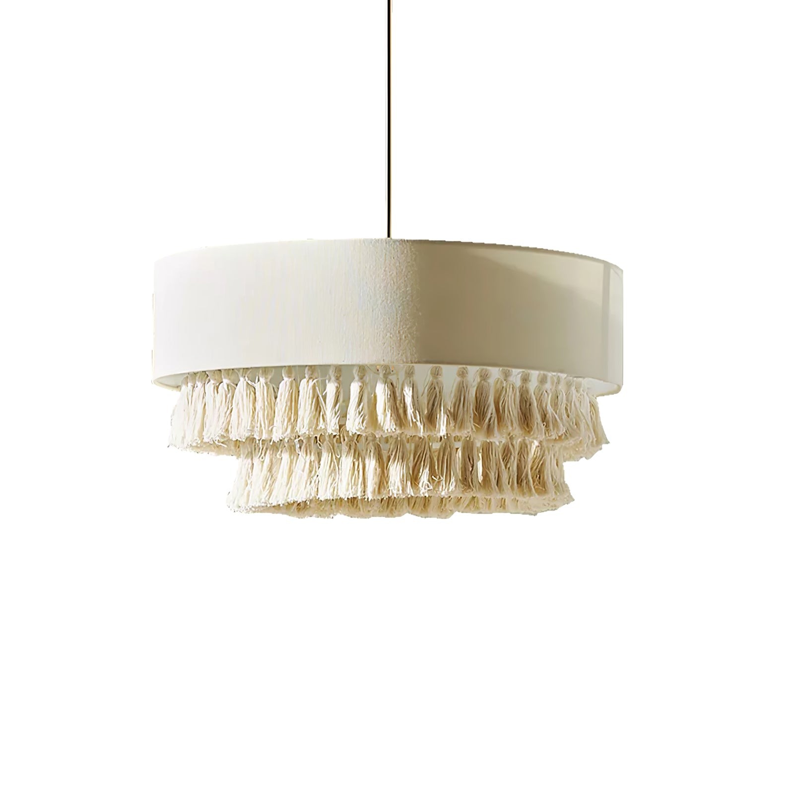 Bohemian Hemp Rope Tassel Chandelier M454