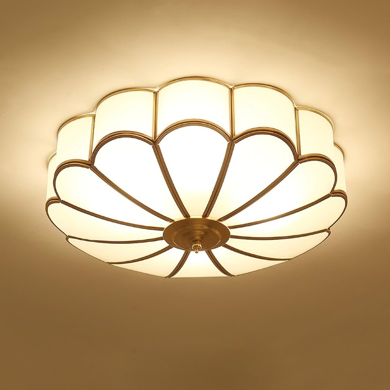 Flower Shape Glass Recessed Ceiling Light S166