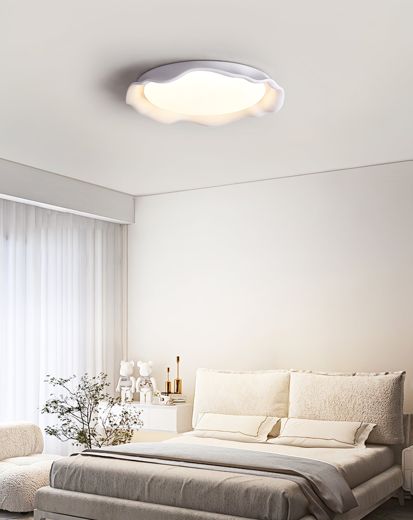 Aera Microcement Ceiling Light T1604