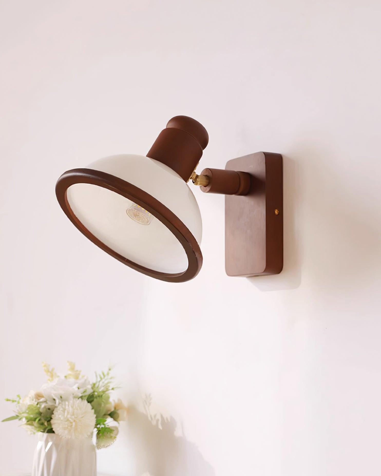 Modern Wooden Adjustable Bedside Reading Wall Lamp M275