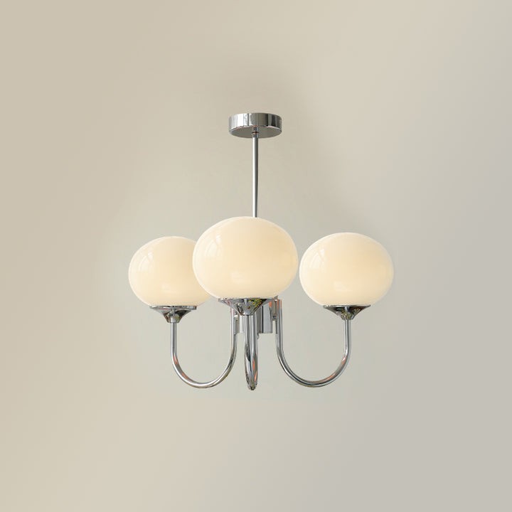 Bauhaus Glass Ball Marshmallow Chandelier S200