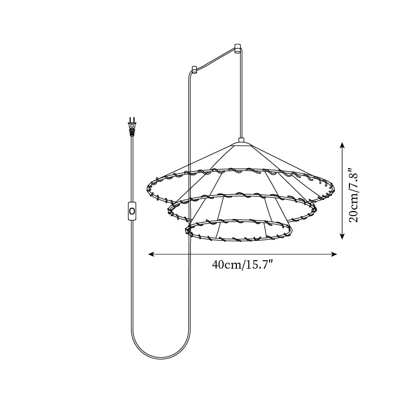 Panya Plug In Pendant Lamp T1283