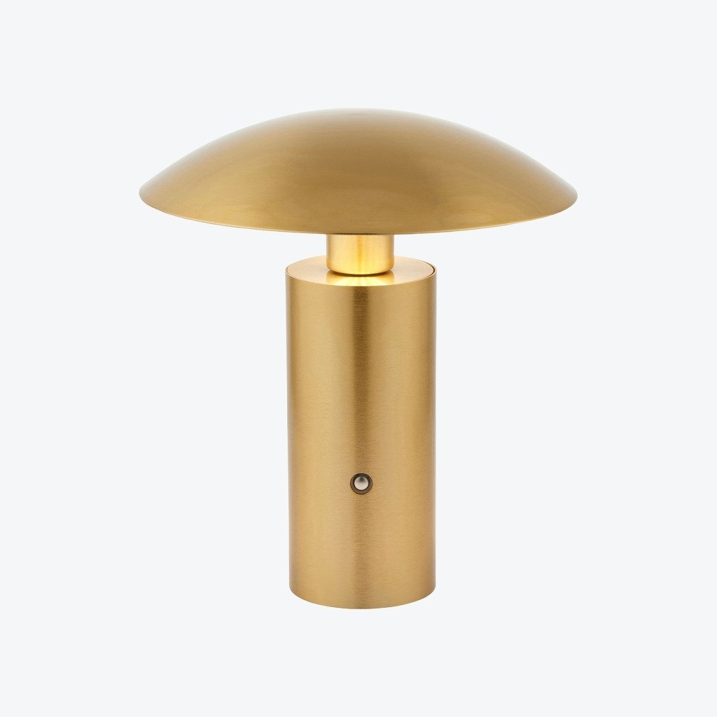 Oricone Portable LED Table Light - Touch-Dimmer Cordless Mushroom Lamp for Dining and Bedside T926