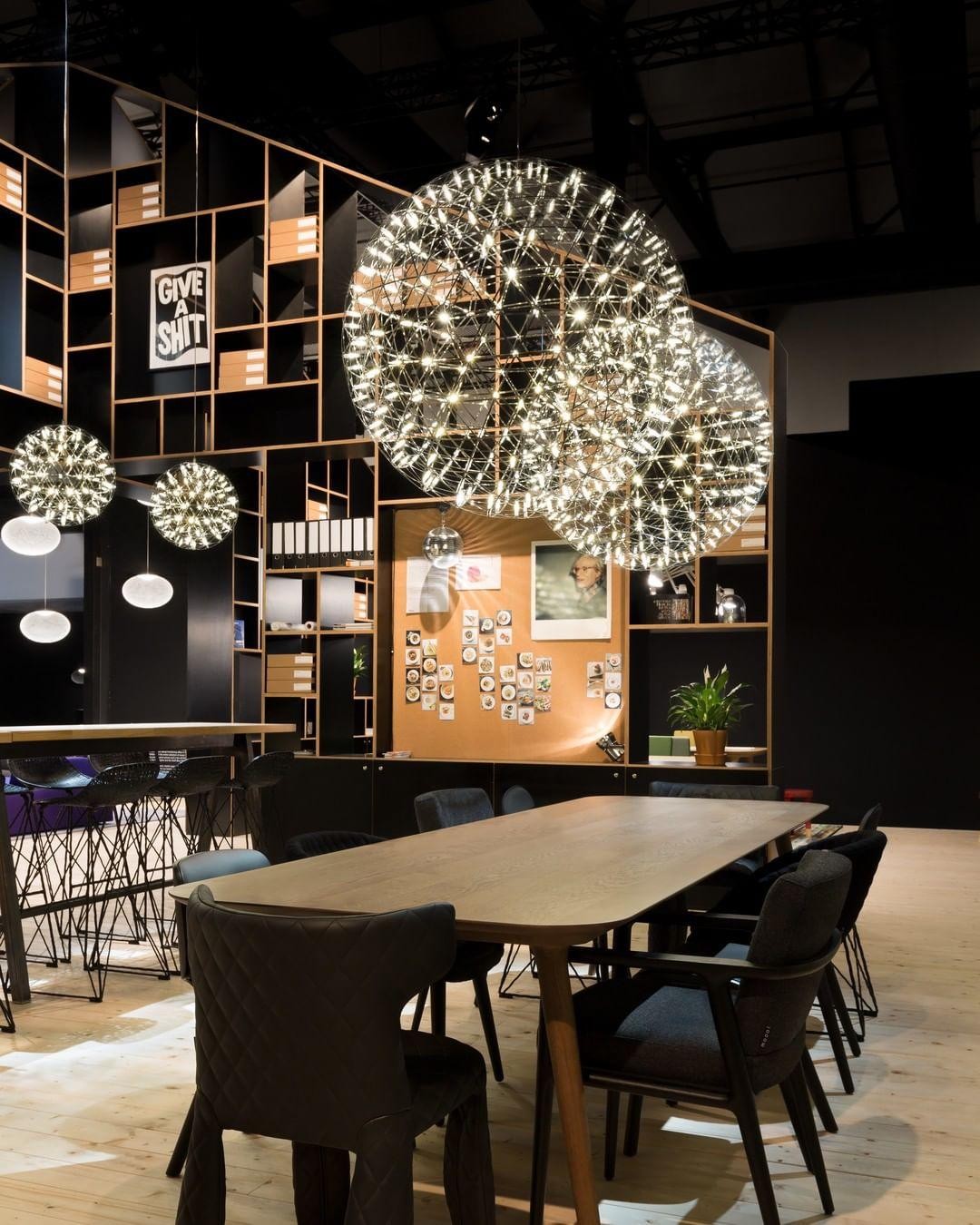 Silver Spark Ball Pendant Light T204