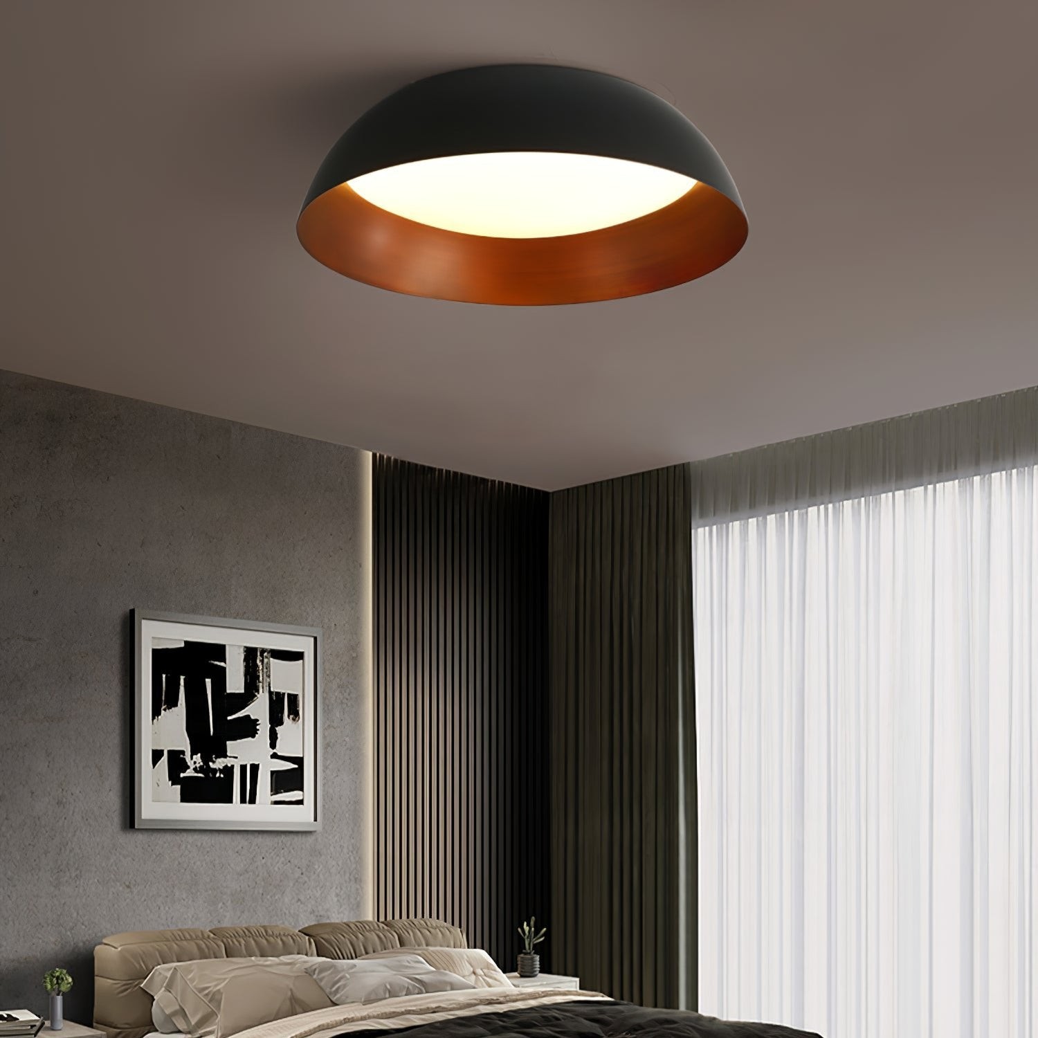 Italian Minimalist Bowl Ceiling Lamp M535