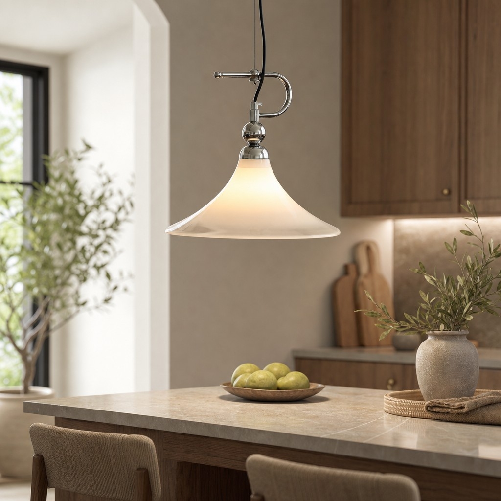 Kallera Magnolia Pendant Light - Artistic Gradient Hanging Lamp for Bedroom and Living Room T2267