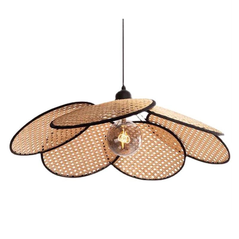 Wabi-sabi Rattan Pendant Light