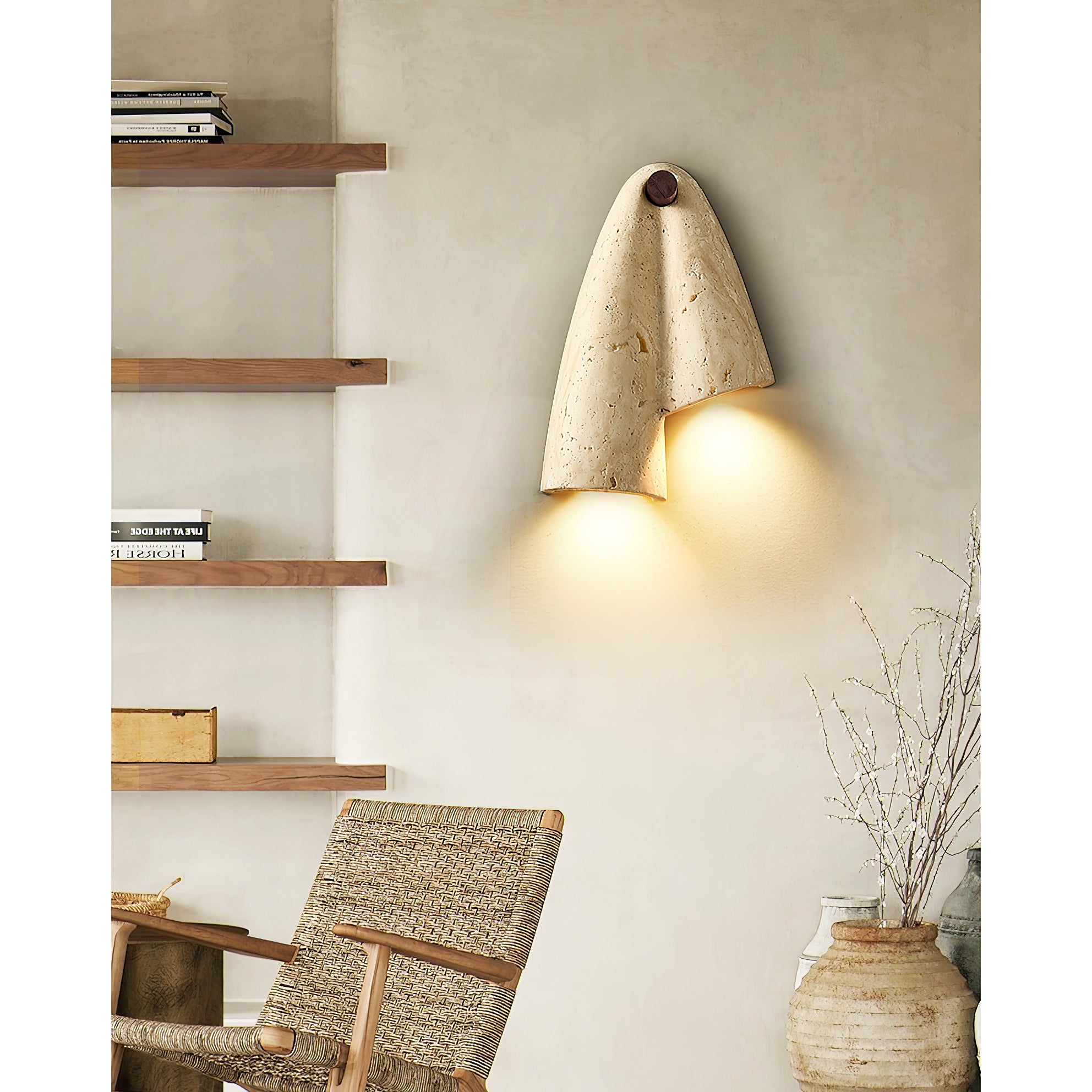 Pearlmont Travertine Wall Lamp T1988
