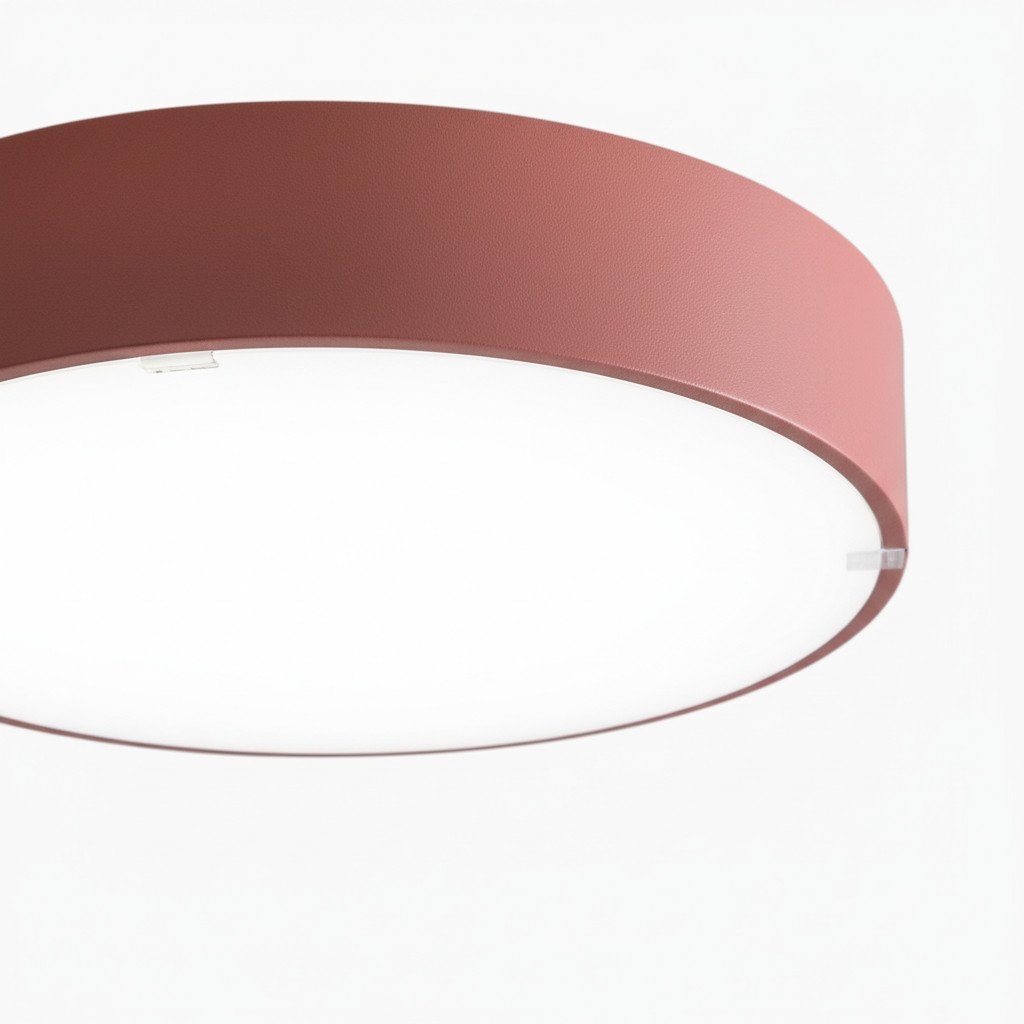 Rondi Minimalist Round LED Ceiling Light - Circular Iron Design for Living Room and Bedroom T558