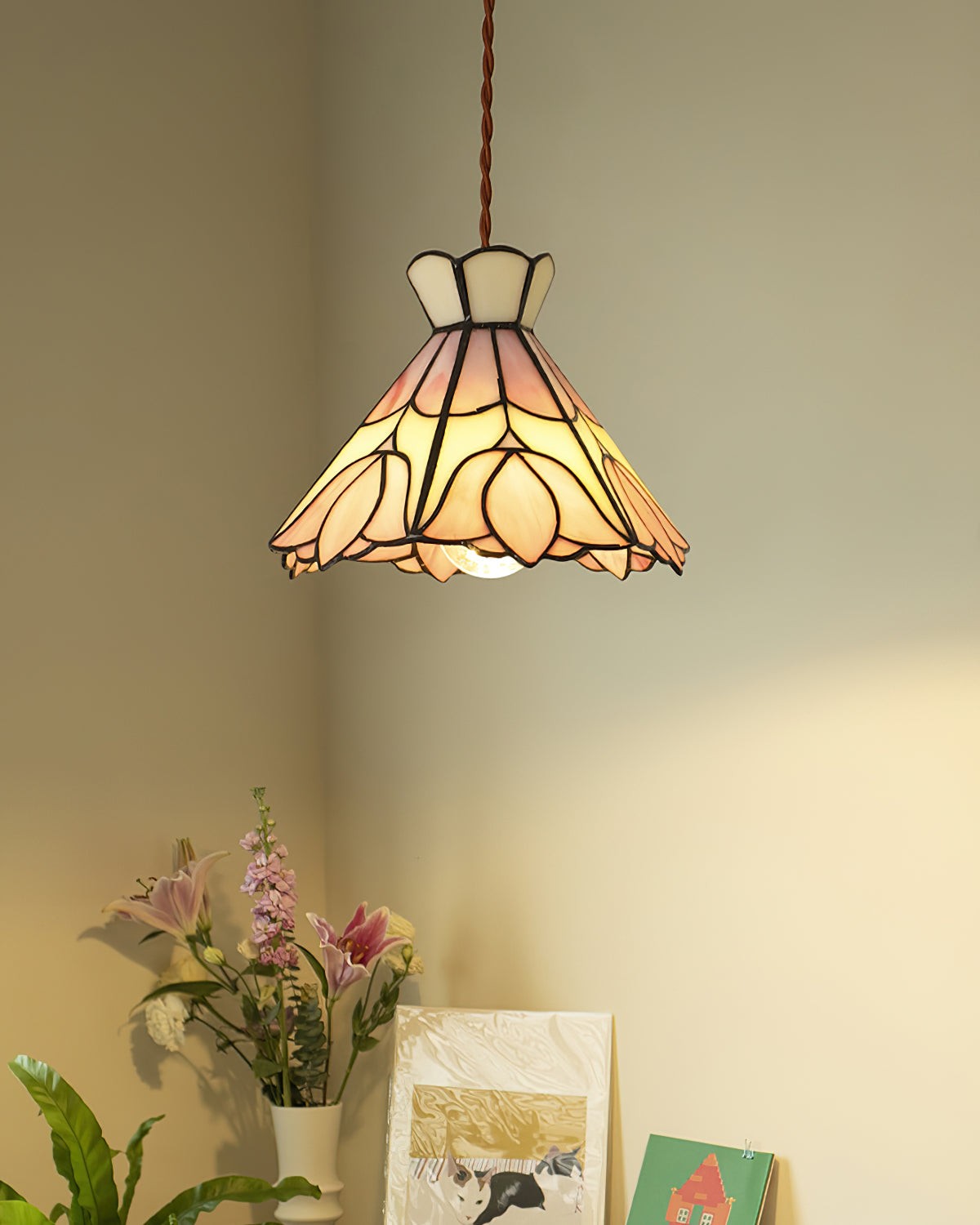 Retro Tiffany Pendant Lamp P066