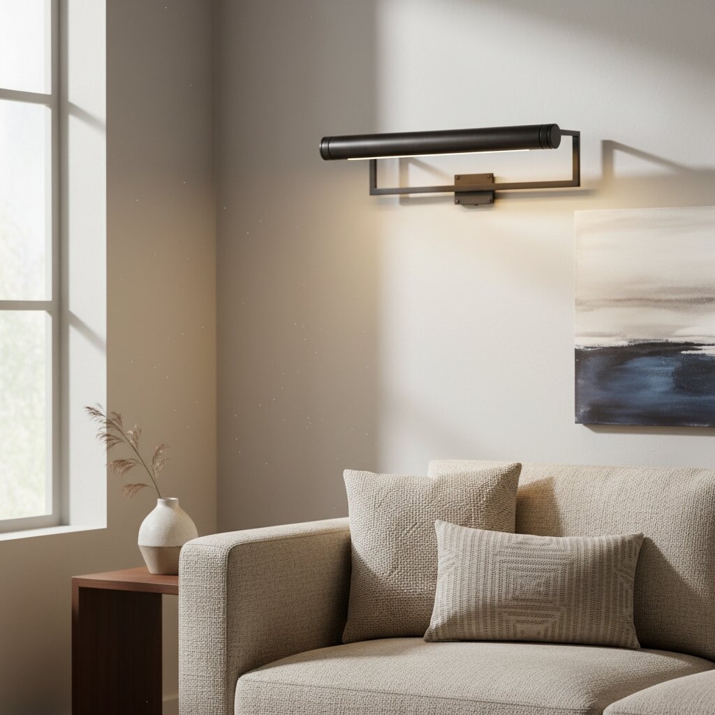 Aurix Picture Light - Sleek Slim Design Wall Lamp Metal Finish for Living Rooms T604