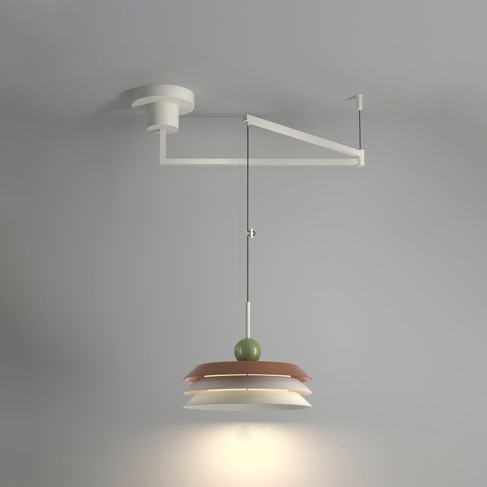 Nordic Creative Cream Style Multi-Layer Pendant Lamp For Living Room M345