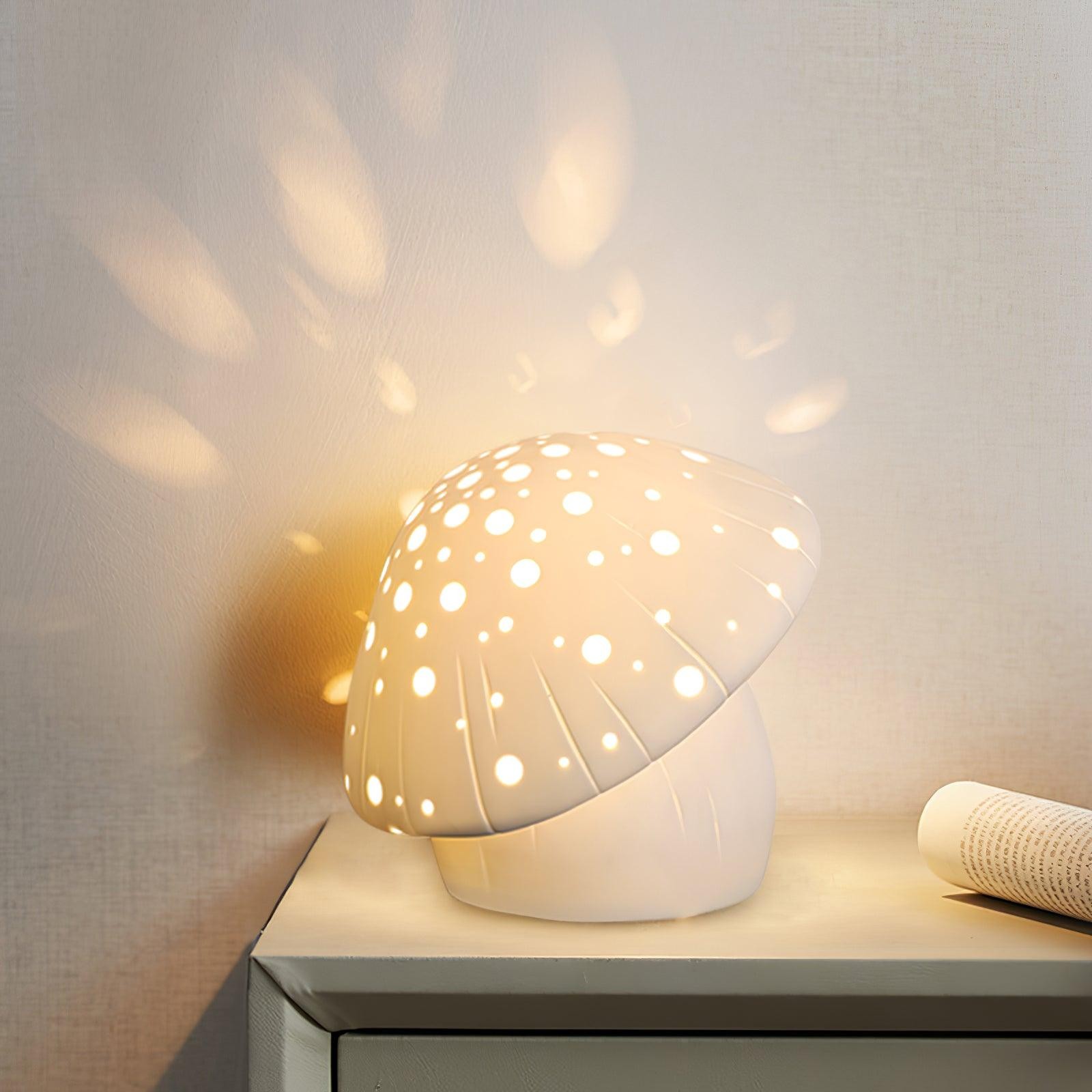 Cartoon Mushroom Skeletonized Table Lamp M363