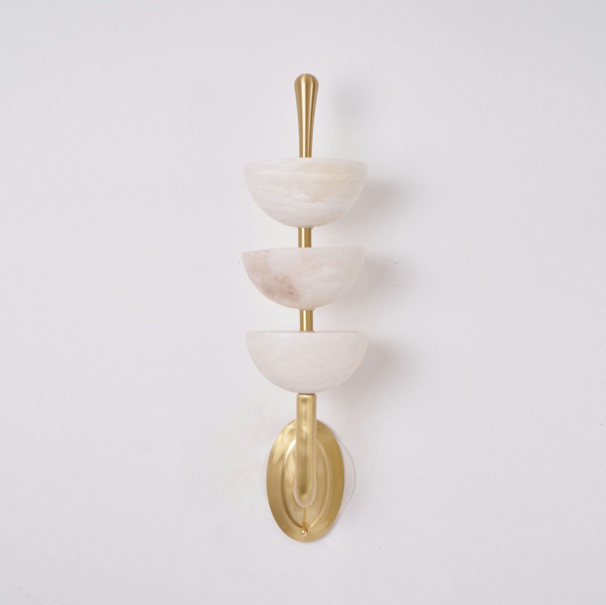 Triple Alabaster Wall Lamp T1789