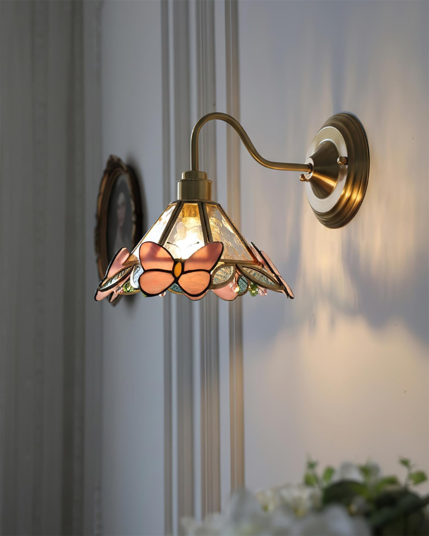 Butterfly Jewel Wall Lamp T1464