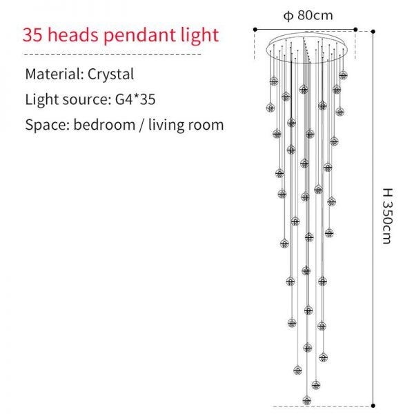 Crystal Pendant Light