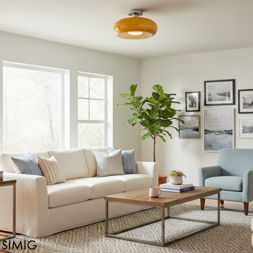 Minimalist Bauhaus Pendant/Ceiling Light S85