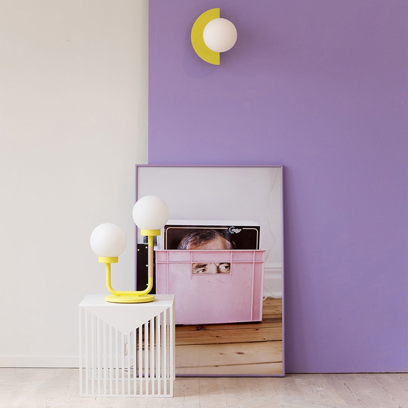 Colourful Ambient Wall Sconce - Decorative Indoor Light Fixture S149