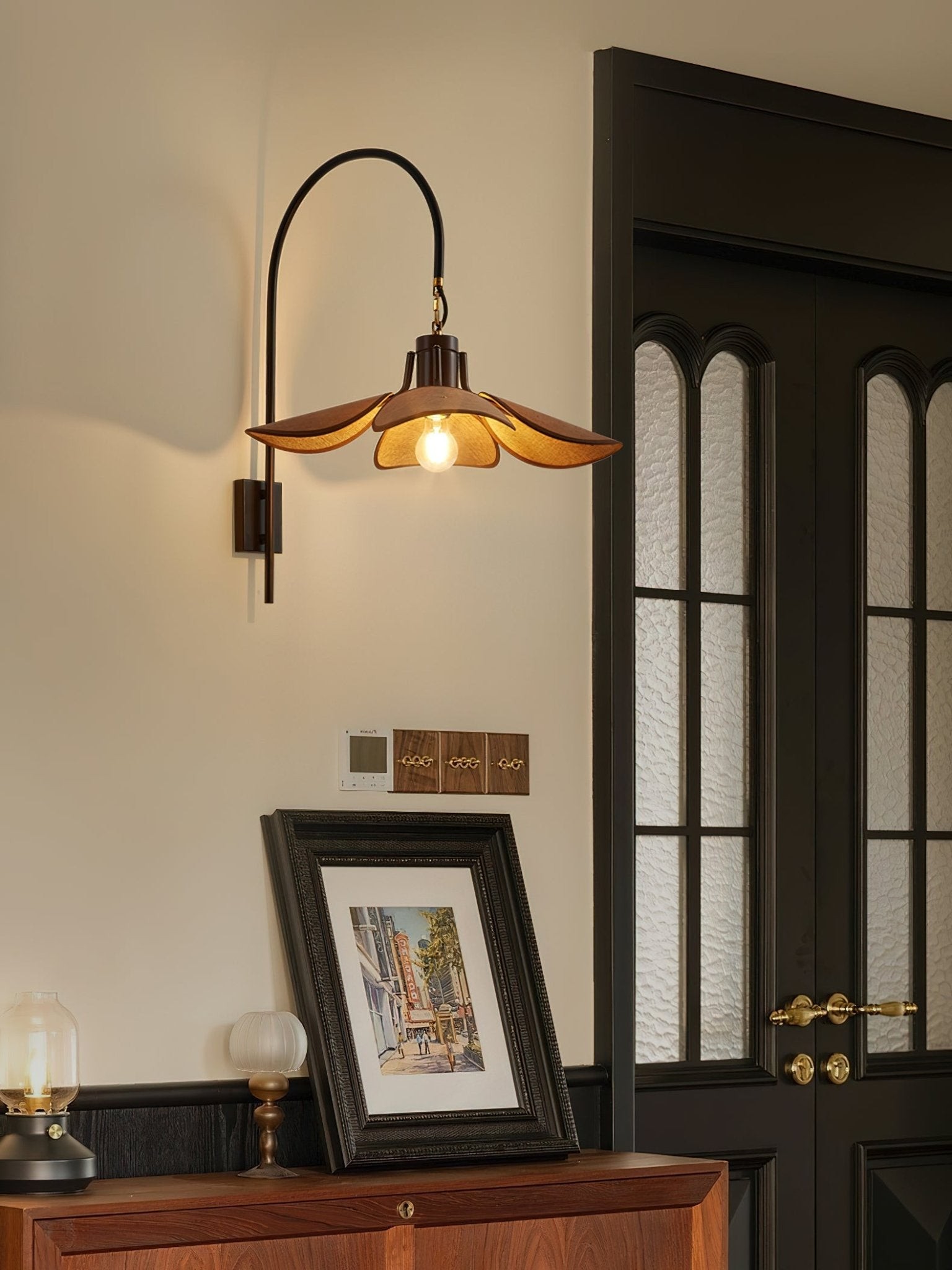 Retro Wabi-Sabi Style Petal Bloom Wall Lamp M517