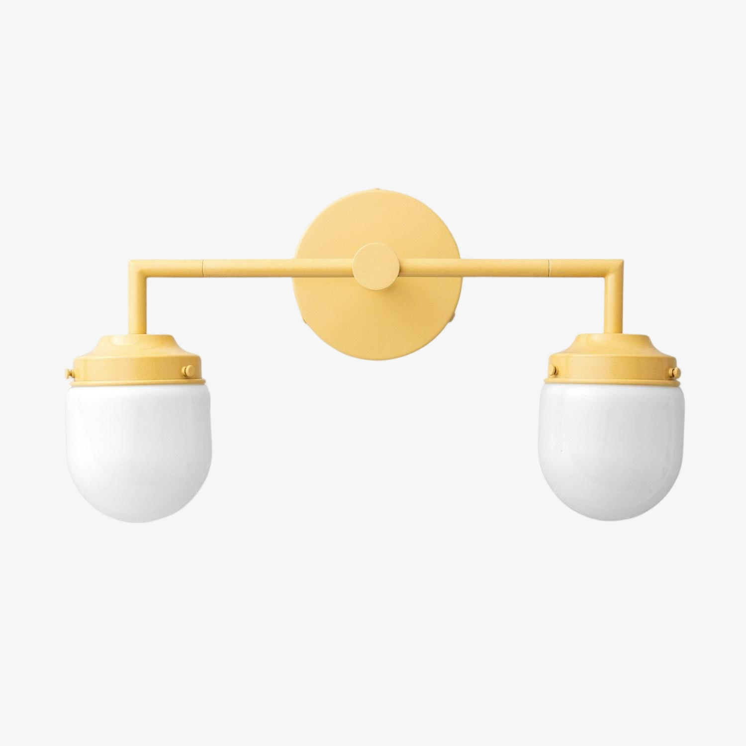 Opalume Glass Double Vanity Light - Vintage Style Bathroom Double Wall Lighting T303