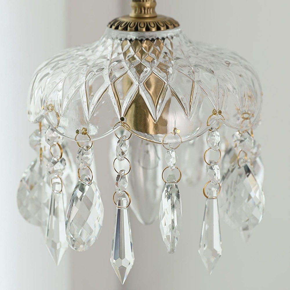 Norivo Crystal Pendant - Refined  Crystal Shade for Dining Areas T1102