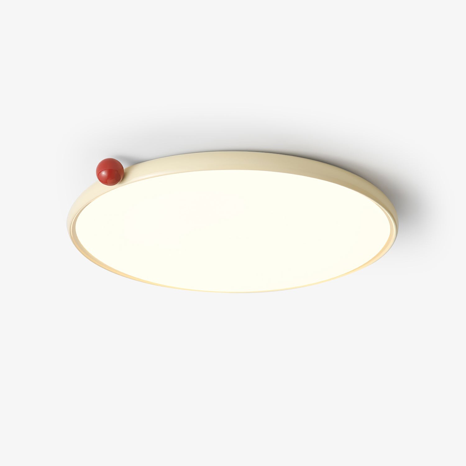 Minimalist Disc Cream Style Ultra-thin Ceiling Lamp M440