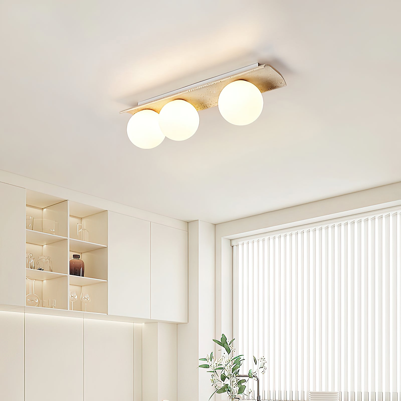 Bianca Globe Ceiling Lamp T1913