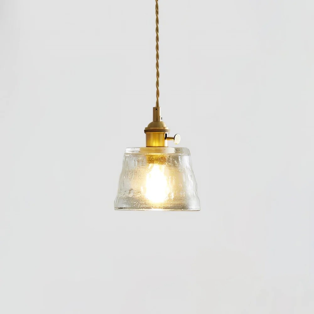 Nordic Cup Brass Glass Pendant Light S79