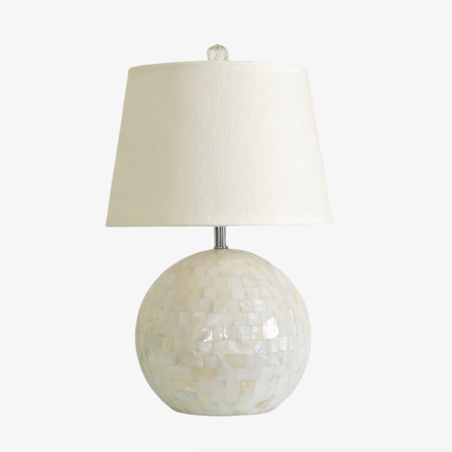 Beamira Natural Shell Mica Table Lamp - Handmade Crafted for Bedroom or Living Room T2200