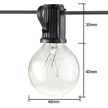 Globe G40 Outdoor String Lights