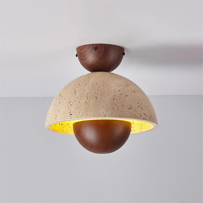 Japanese Wooden Inverted Ceiling Light M88