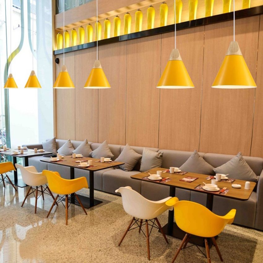 Connell Coned Woody Pendant Lamp
