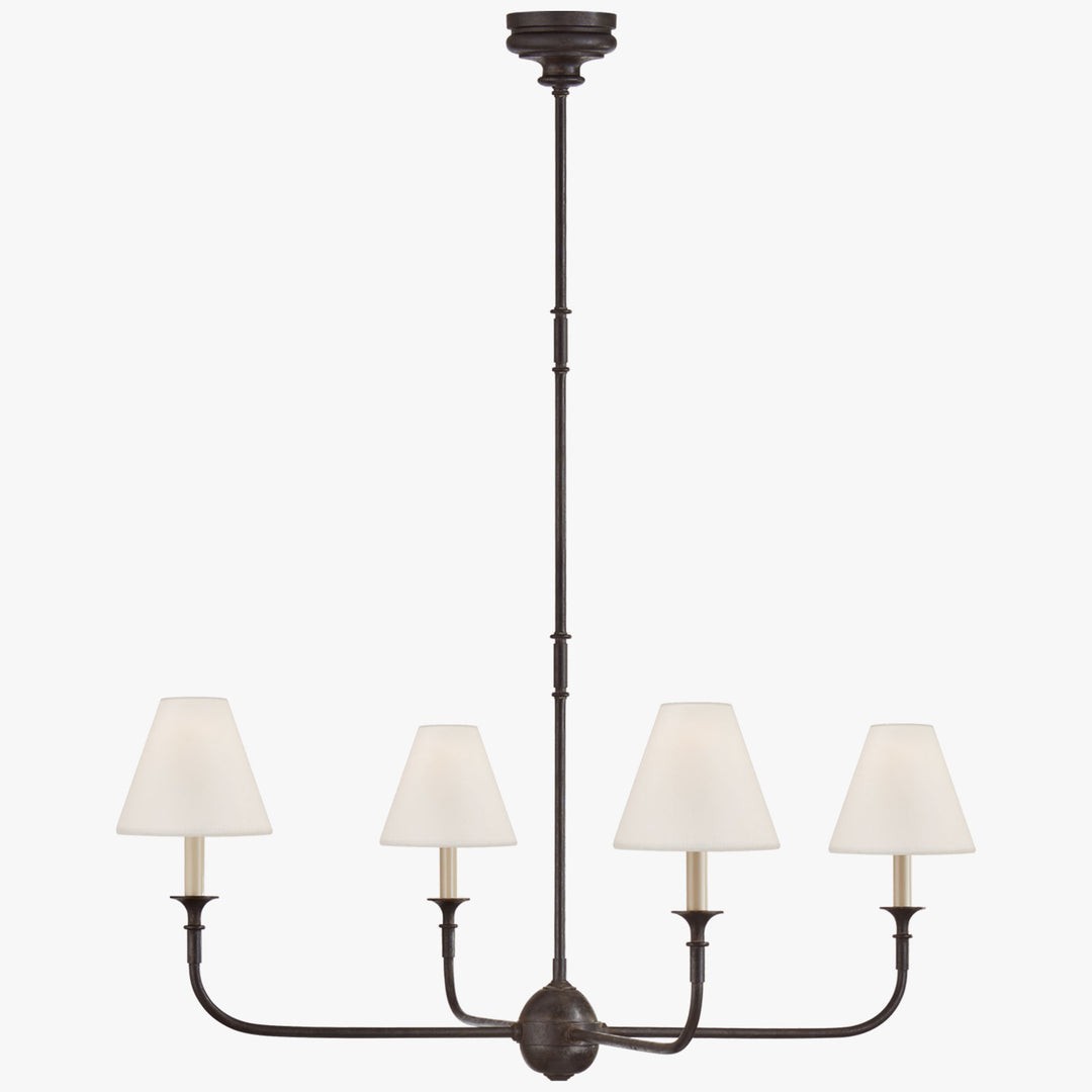 Piaf Geometric Metal Chandelier – Industrial Style for Dining Room T198