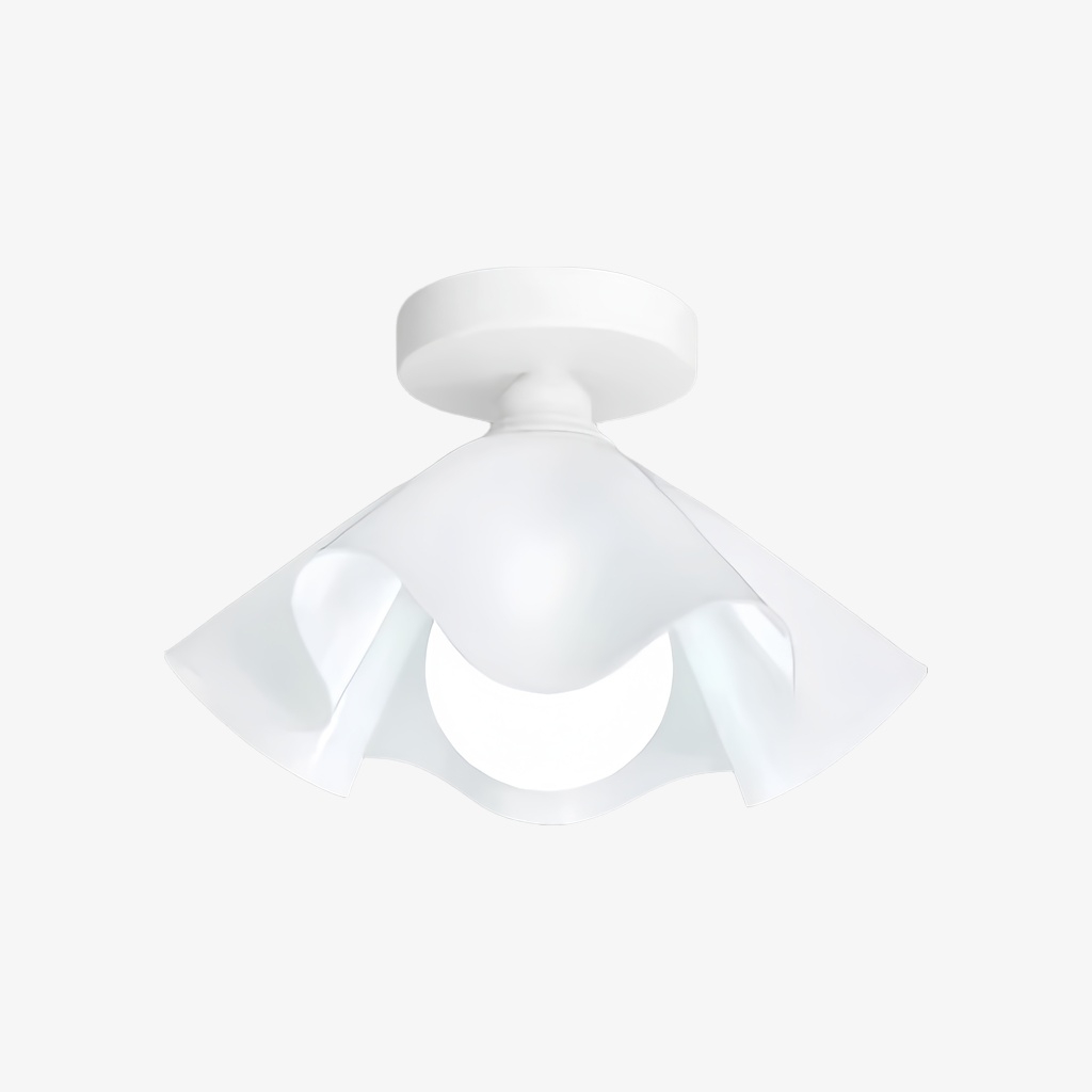 Layered Petal Ceiling Light - Modern Acrylic and Iron for Bedroom S401