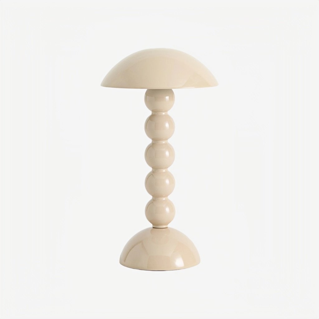 Modo LED Table Lamp - Orb-Stacked Base Mushroom Shade Perfect for Living Room or Bedroom T722