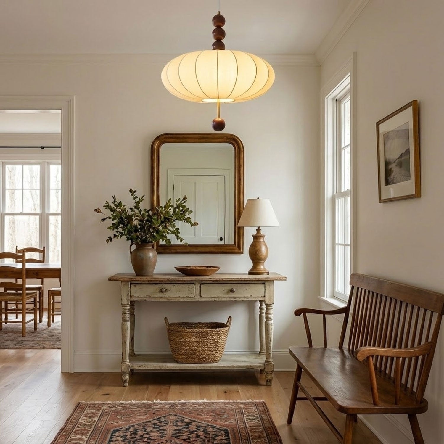 Adelaide Fabric Pendant Light T1574