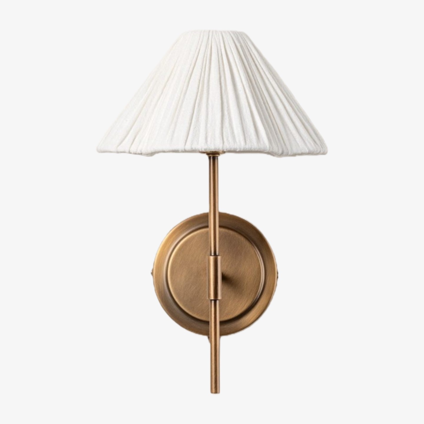 Blossine Linen Wall Sconce - Stylish Bronze Fixture for Bedroom T446