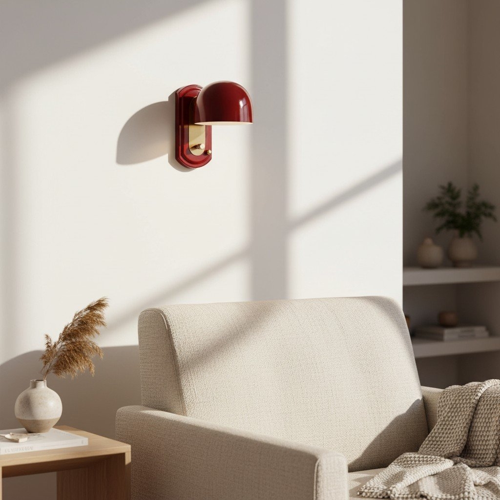 Livessa Sculptural Glass Wall Lamp – Modern Accent Light for Bedrooms T540