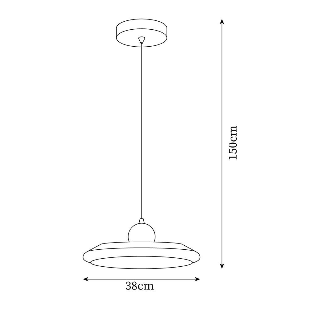 High-Grade Flying Saucer Swing Arm Pendant Lamp M183