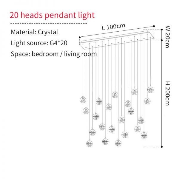 Crystal Pendant Light