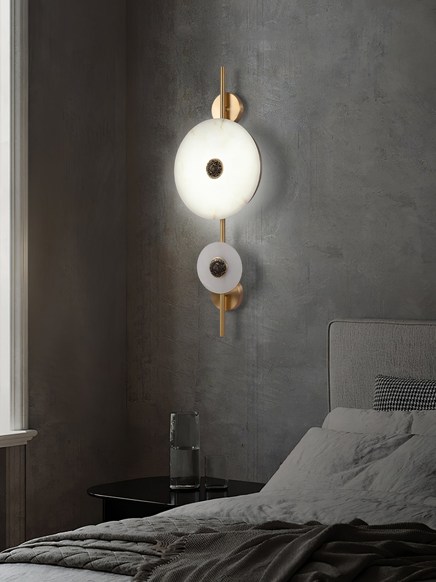 Alabaster Eclipse Wall Light T1616