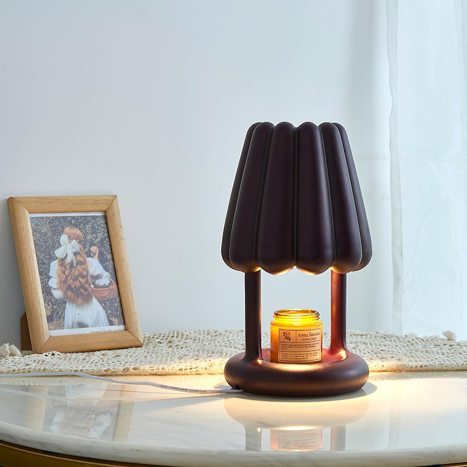 Ice Cream Flocked Resin Table Lamp M463