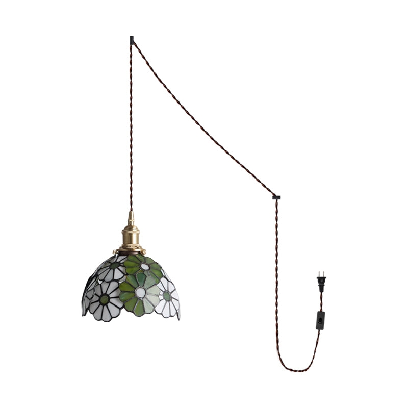 Suka Floral Plug In Pendant Lamp T1356
