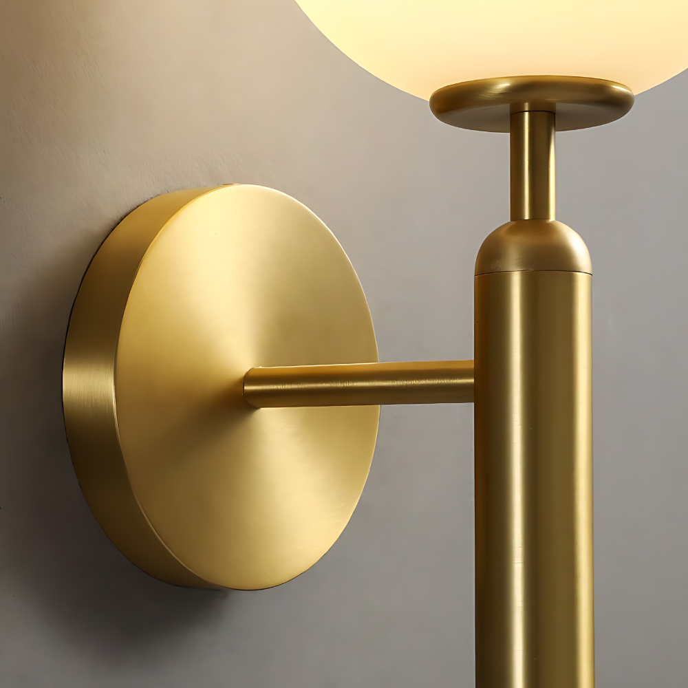 Milky Glow Modern Metal Wall Lamp T2015