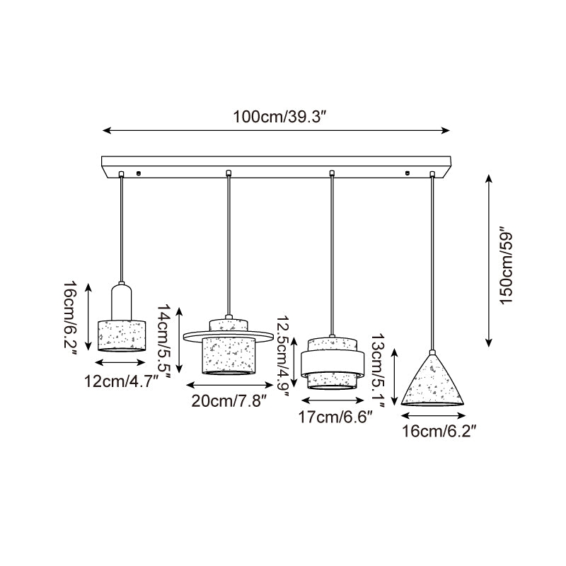 Marnox Pendant Lamp T1358