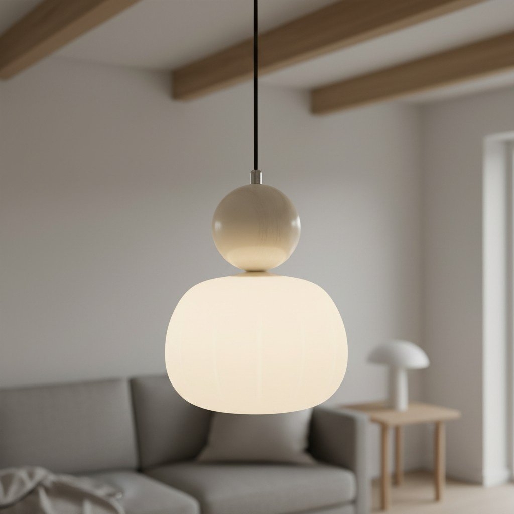 Ornavigo Modern Art Deco Pendant Light - Bauhaus Inspired Lighting for Kitchen Island T571