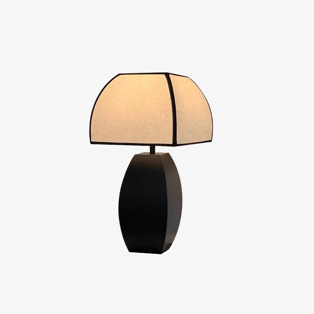 Retro Metal Mushroom Fabric Table Lamp M446