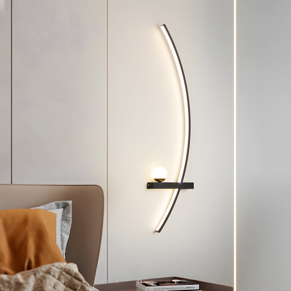 21'' Curved Strip 3 Step Dimming LED Wall Sconce G03